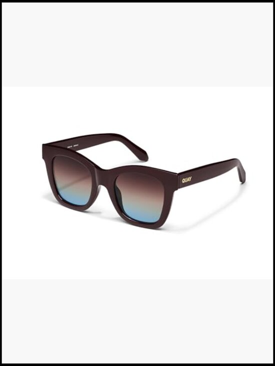 Oversized Square Sunglasses with UV Protection main image 4